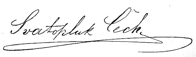 signature de Svatopluk Čech
