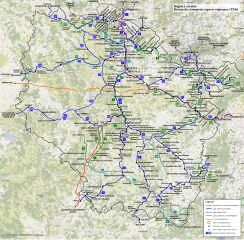 Схема поездов TER в Лотарингии