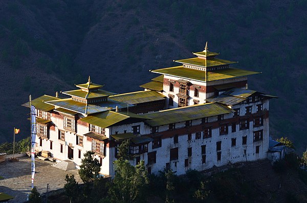 Trashigang Dzong, built in 1659