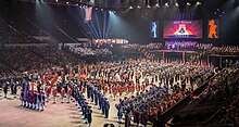 The massed band finale. Tattoo Finale 2016 (26585262485).jpg