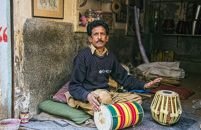 File:The tabla is a percussion instrument - a pair of drums used in traditional, classical, popular and folk music.jpg