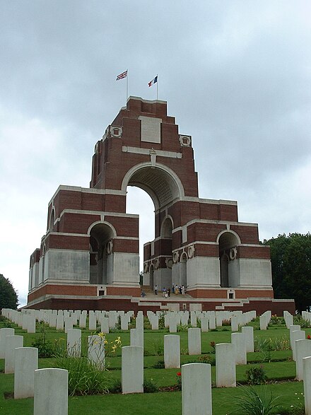 Thiepval Memorial to the missing of the Somme