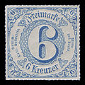 Briefmarke in Guldenwährung von 1866