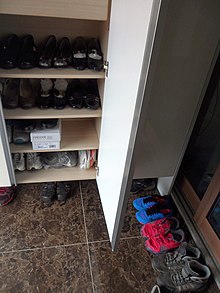 shoes in the house