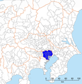 23 Regiões Especiais de Tóquio, População 8,6 milhões de pessoas (2007).