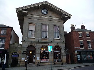 <span class="mw-page-title-main">Old Town Hall, Ellesmere</span> Municipal building in Ellesmere, Shropshire, England
