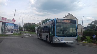 Mercedes Citaro Facelift n°93368 sur la ligne A à Roissy en Brie.