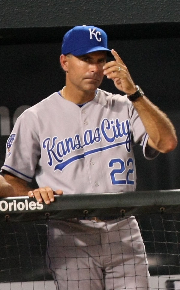 Hillman as manager for the Kansas City Royals in 2009