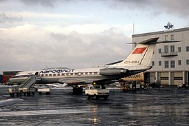 Tu-134A a / c "Aeroflot", identiek aan de gecrashte