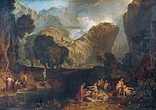 Turner, Joseph Mallord William - Dewi Perselisihan Memilih Apple Pertentangan di Taman Hesperides - c. 1806.jpg