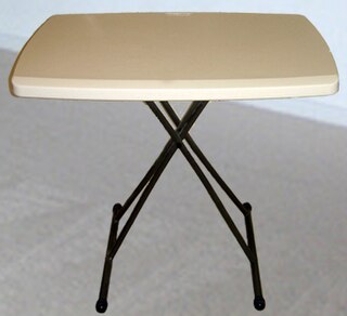 TV tray table type of collapsible furniture