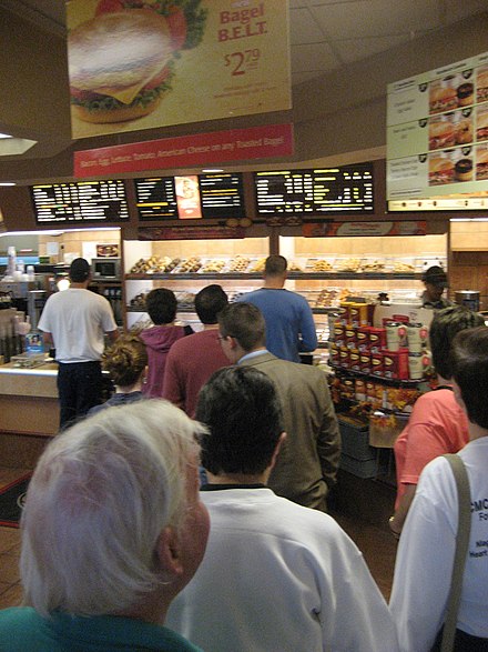 Customers at Tim Hortons