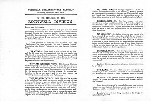 UK Election Flyer 1918 William Lunn MP Rothwell Sheet1.jpg