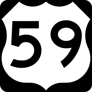 <span class="mw-page-title-main">U.S. Route 59 in Oklahoma</span> Highway in Oklahoma