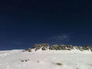 Holy grave on the summit