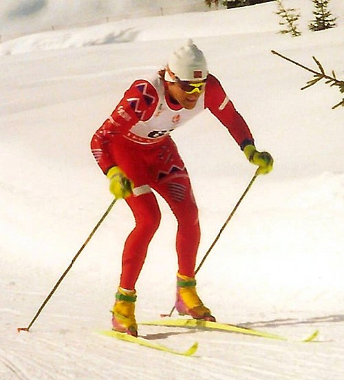 Ulvang during the 1992 Winter Olympics in Albertville, France