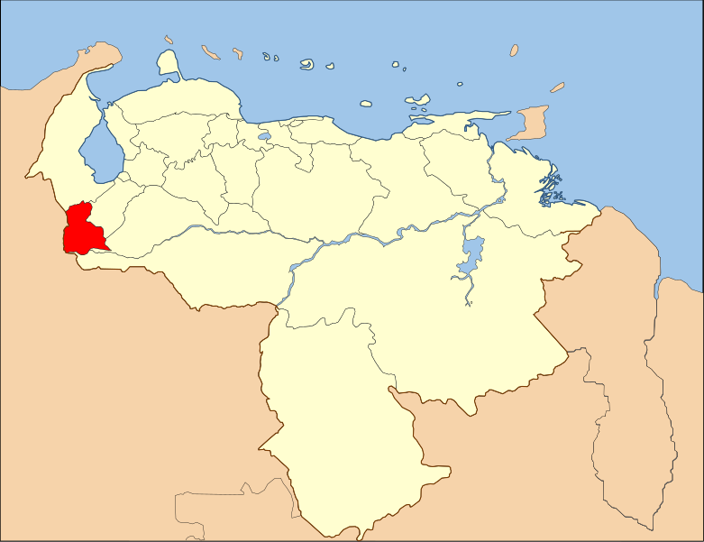 File:Venezuela Tachira State Location.svg