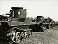 Vickers Carden Loyd Light tanks.