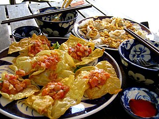 Shrimp toast Chinese dim sum dish