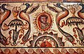 Декоративна давньоримська мозаїка, знайдена у Іспанії. Давньоримська вілла де ла Ольмеда.