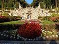 Budova v zahradě Villa Garzoni v Itálii se objevila v 10. díle mangy.[14]