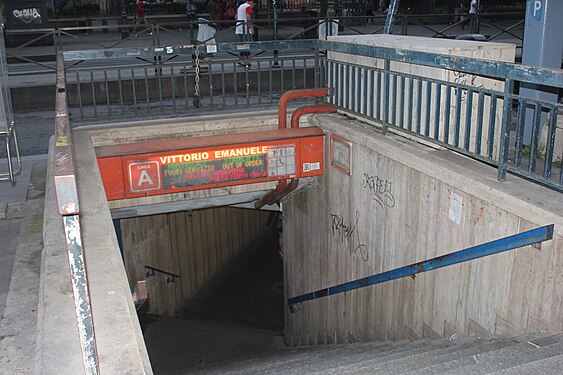 Vittorio Emanuele Metro linea A Station