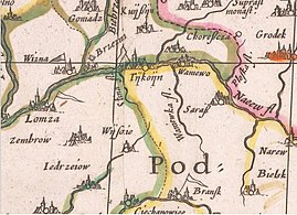 Mapa z 1613 r.