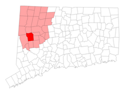 Location in Litchfield County, Connecticut