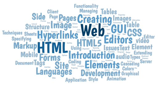 Web foundations word cloud