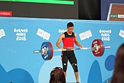 Deutsch: Gewichtheben bei den Olympischen Jugendspielen 2018; Tag 2, 10. Oktober 2018; Jungen 62 kg English: Weightlifting at the 2018 Summer Youth Olympics at 8 October 2018 – Boys' 62 kg