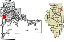 Will County Illinois Incorporated and Unincorporated areas Shorewood Highlighted.svg