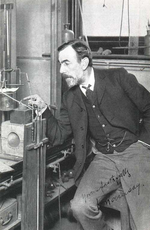 Sir William Ramsay, the discoverer of terrestrial helium