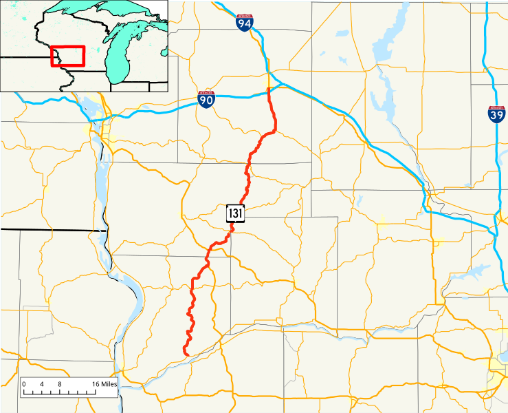 File:Wisconsin Route 131 map.svg