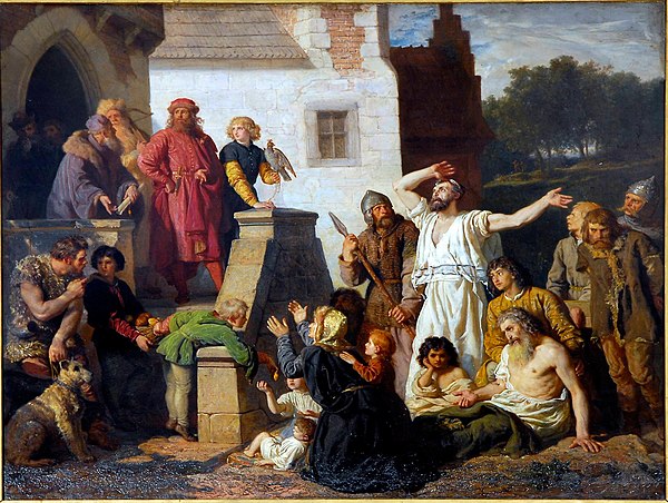 Casimir the Great and the Jews, by Wojciech Gerson, 1874