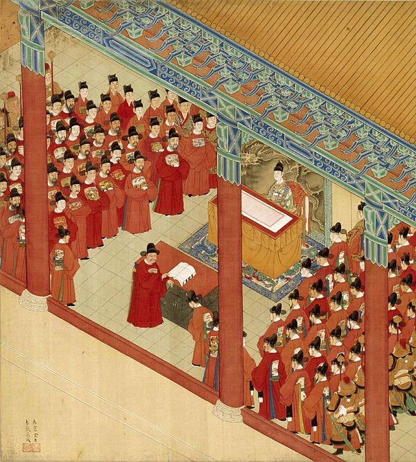 Government officials in Changfu during the Wanli era, Ming dynasty