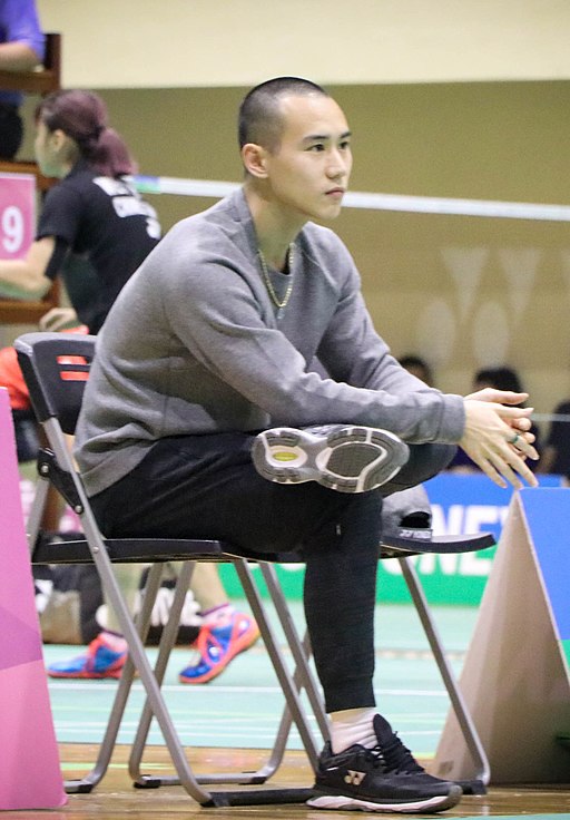 Yang Po-han1 at the 2018 Taiwanese Second Badminton Ranking Championships