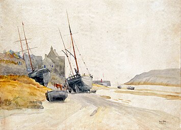 Marée basse au Conquet, 1888, localisation inconnue.