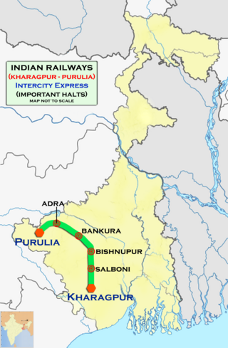 <span class="mw-page-title-main">Kharagpur–Purulia Intercity Express</span>