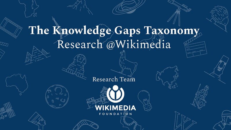 File:(Research Showcase) The Knowledge Gaps Taxonomy.pdf