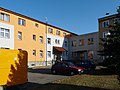 English: Municipal office building and the post office in the village of Žichovice, Klatovy District, Czech Republic Čeština: Budova obecního úřadu a pošta v obci Žichovice, okres Klatovy