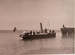 Dampfschlepper im Hafen von Mykolajiw um 1900