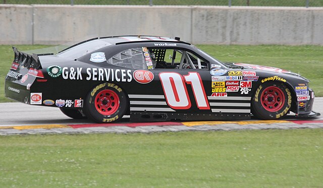 Landon Cassill at Road America in 2014.