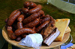 Pork kielbasa, Polish sausage.