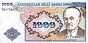 1000 manat 1993, Azerbajdzjan (obvers).jpg