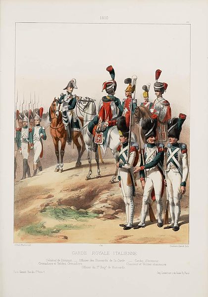 File:1810 Garde Royale Italienne - Guardia Reale Italiana.jpg