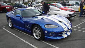 A Dodge Viper elem illusztrációja