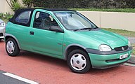 1998 Holden Barina (SB) Cabrio convertible (22311990821) (cropped).jpg