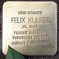 Stolperstein für Felix Klaber