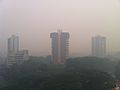 Same vantage point during the haze on 21 June 2013