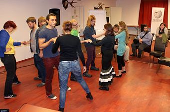 Off-program included several activities, including dancing traditional Estonian dances